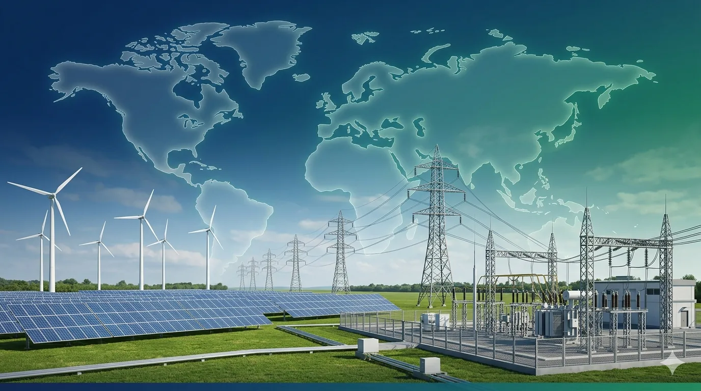 Renewable energy infrastructure and global power systems