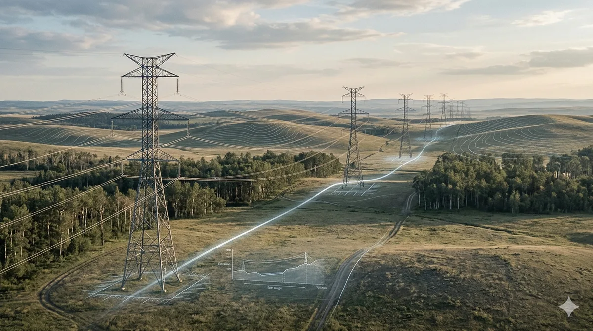 High-voltage transmission systems across an energy landscape